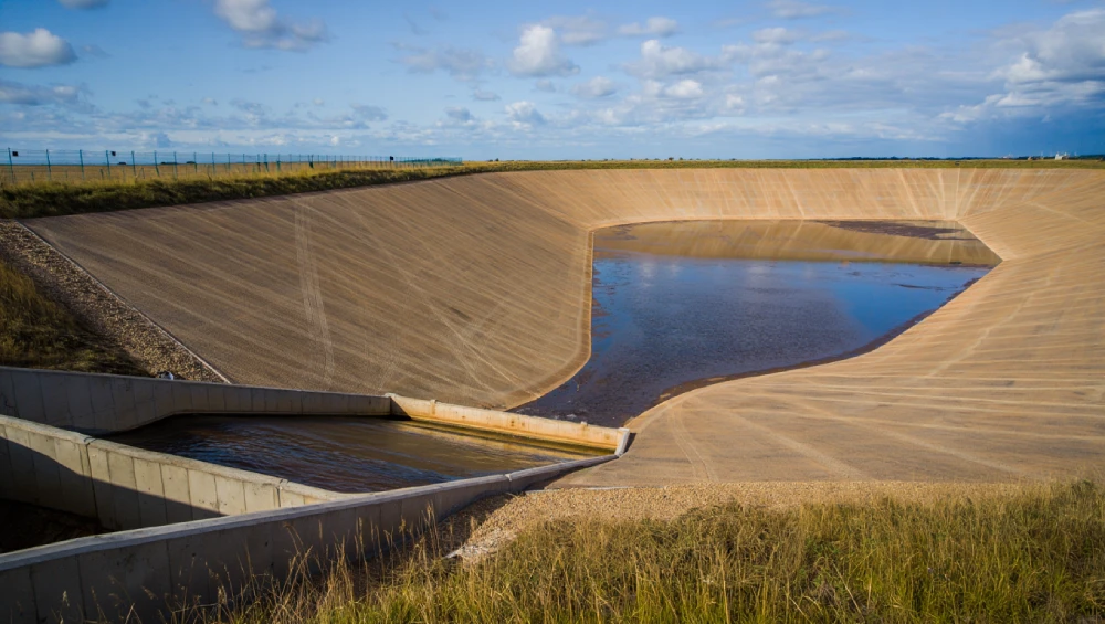 Bassin de rétention des eaux pluviales