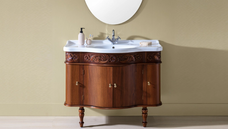 hauteur meuble vasque amenagement pmr