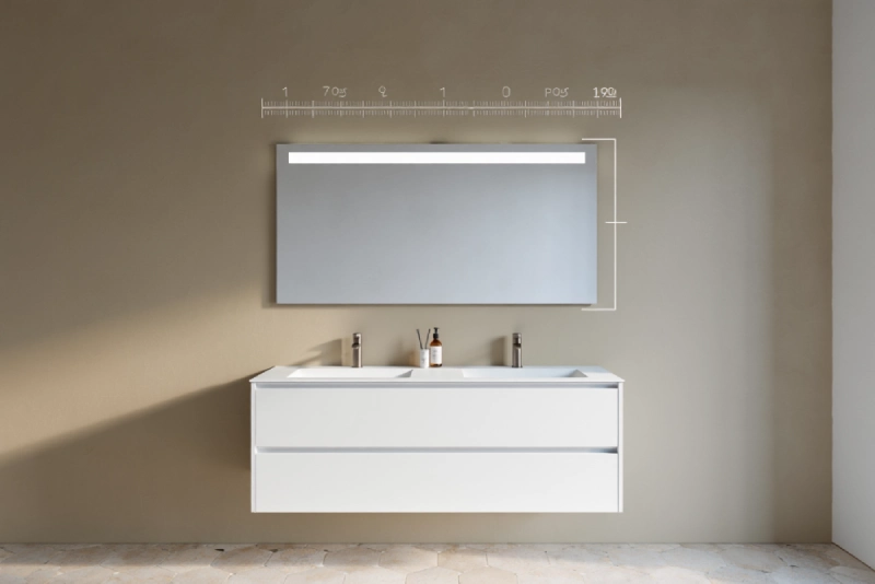 hauteur meuble vasque standard