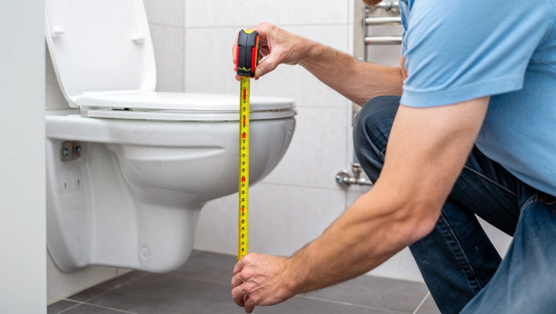 hauteur toilette suspendue 40 cm