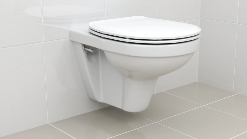 hauteur toilette suspendue standard