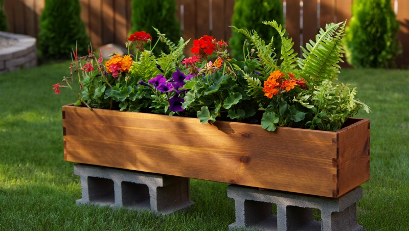 jardiniere parpaing sans fondation bonne idee