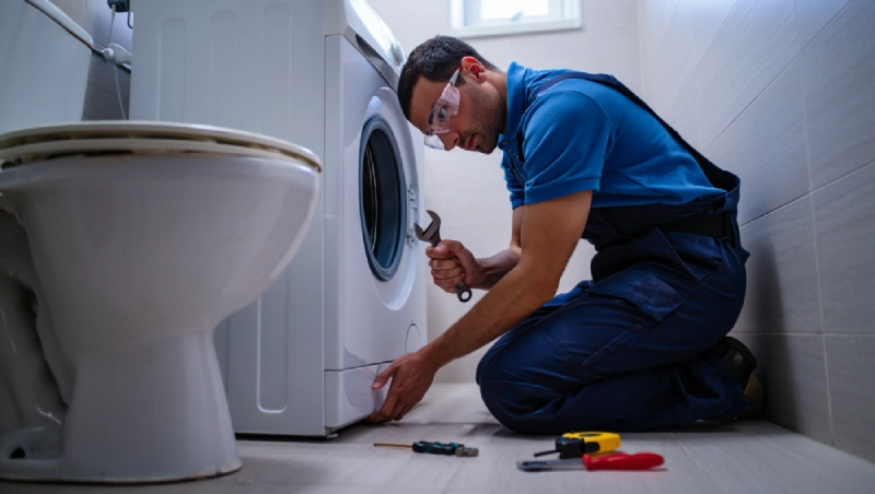 lave linge dans wc raccordements 1