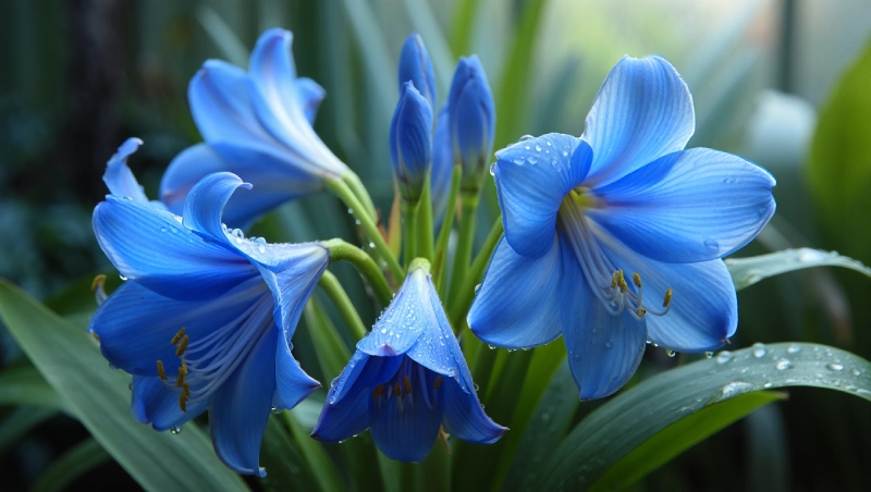 amaryllis bleu hippeastrum
