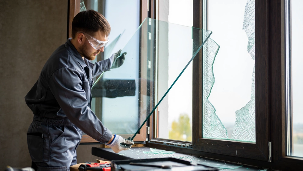 vitre cassee pourquoi solliciter un vitrier professionnel a vernier rapidement