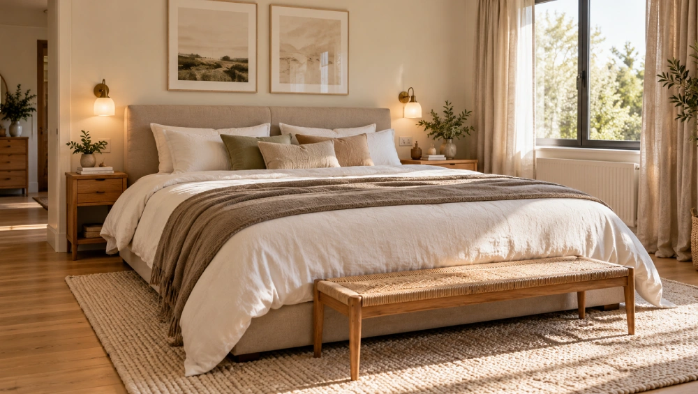 lit king size comment amenager une chambre autour dun grand matelas