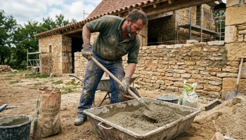 Dosage chaux sable pour mortier : ratios, calculs et erreurs à éviter
