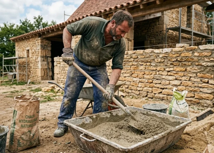 Dosage chaux sable pour mortier : ratios, calculs et erreurs à éviter