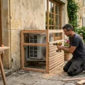 Fabriquer un cache climatiseur extérieur : tutoriel DIY
