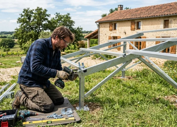 Fabriquer un support panneau solaire : plans, calculs et BOM