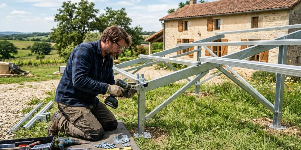 Fabriquer un support panneau solaire : plans, calculs et BOM