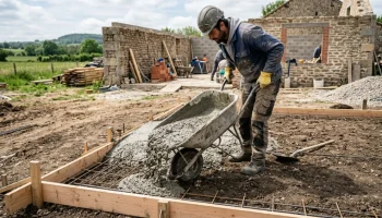 Peut-on couler une dalle béton directement sur la terre ?