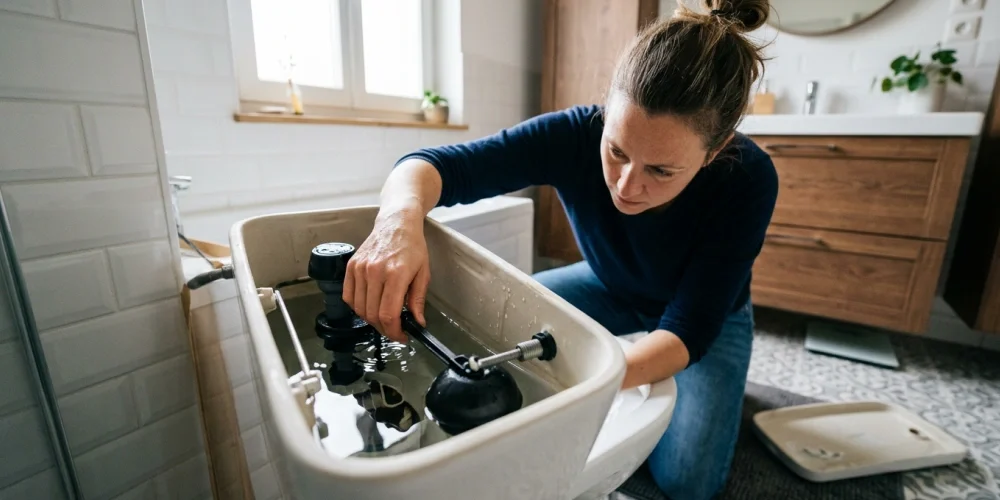 Régler le flotteur d'une chasse d'eau : diagnostic et réglage
