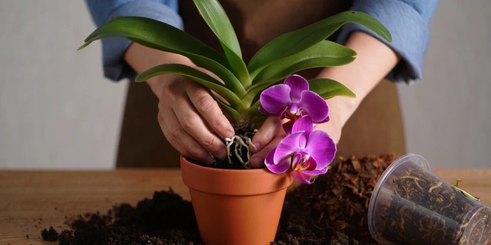 rempoter-orchidee