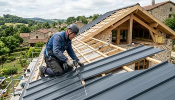 Toiture en bac acier isolé : avantages, inconvénients et prix