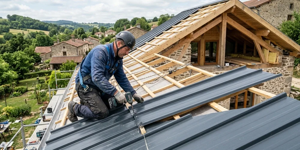 Toiture en bac acier isolé : avantages, inconvénients et prix